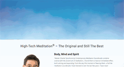 Desktop Screenshot of hightechmeditation.com